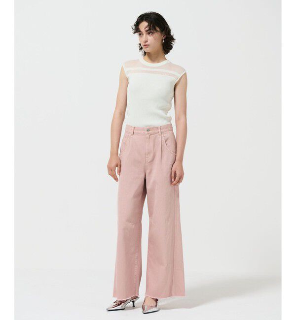 Diagram「ペインターデニムパンツ」|デニム|ピンク