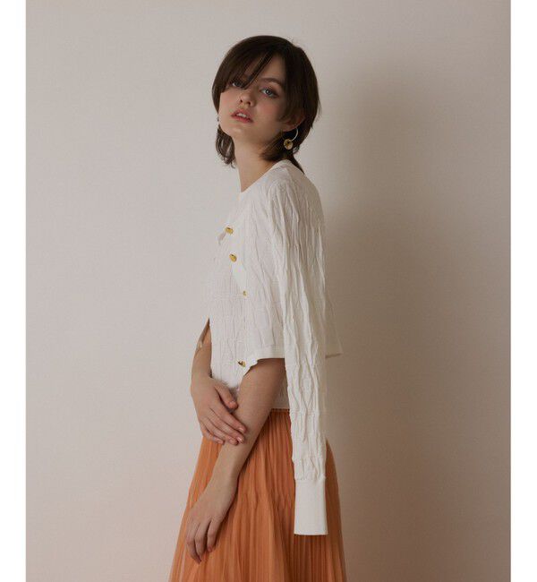  「モノグラムニットカーディガン」|カーディガン|