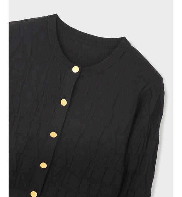  「モノグラムニットカーディガン」|カーディガン|