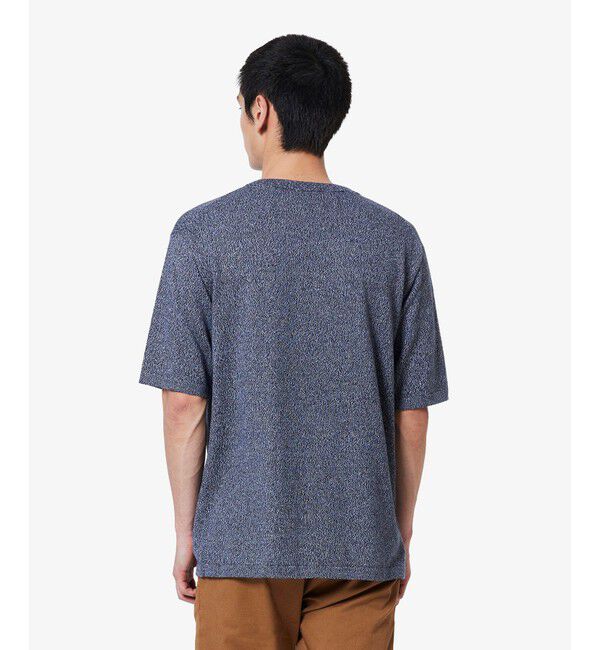 LACOSTE「3色混合メランジェニットTシャツ」|Tシャツ・カットソー|