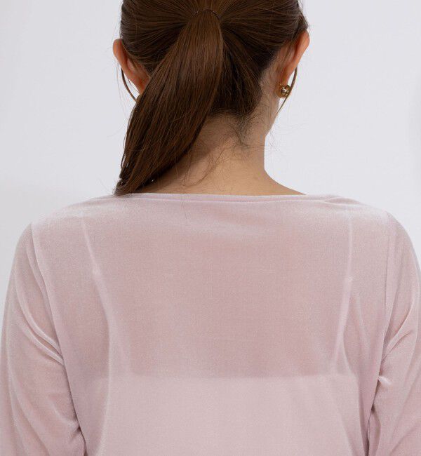 NOLLEY'S「シアーベロアロンT」|Tシャツ・カットソー|