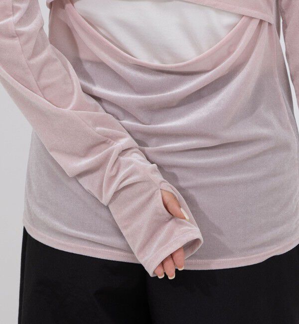 NOLLEY'S「シアーベロアロンT」|Tシャツ・カットソー|