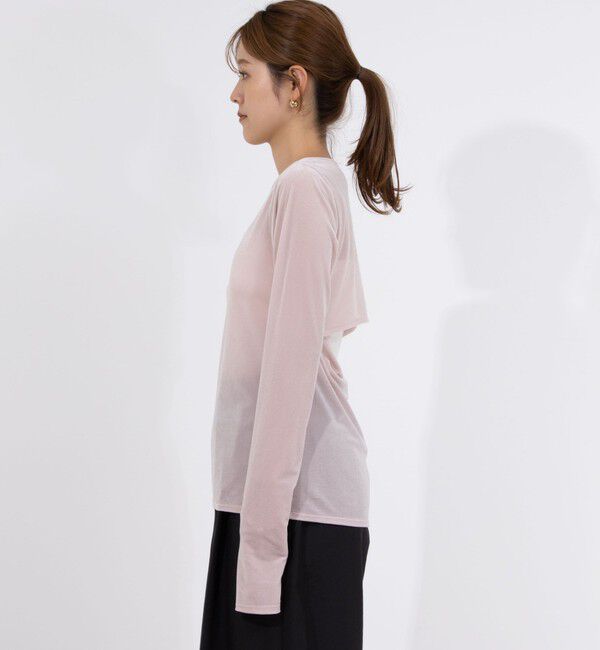 NOLLEY'S「シアーベロアロンT」|Tシャツ・カットソー|