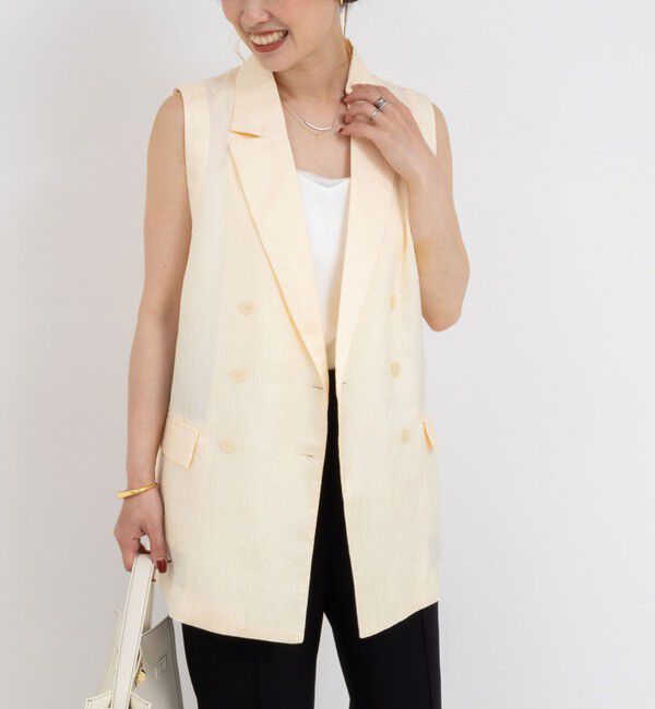 NOLLEY'S「ジャガードロングボリュームベスト」|ベスト・ジレ|キナリ
