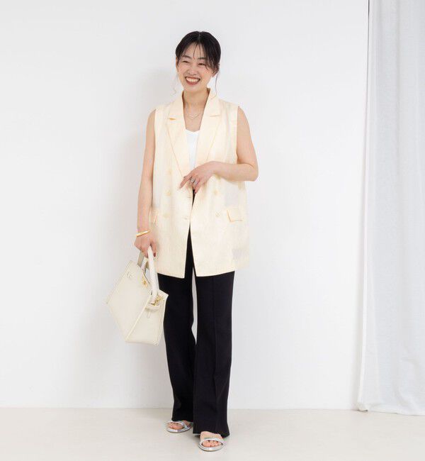 NOLLEY'S「ジャガードロングボリュームベスト」|ベスト・ジレ|