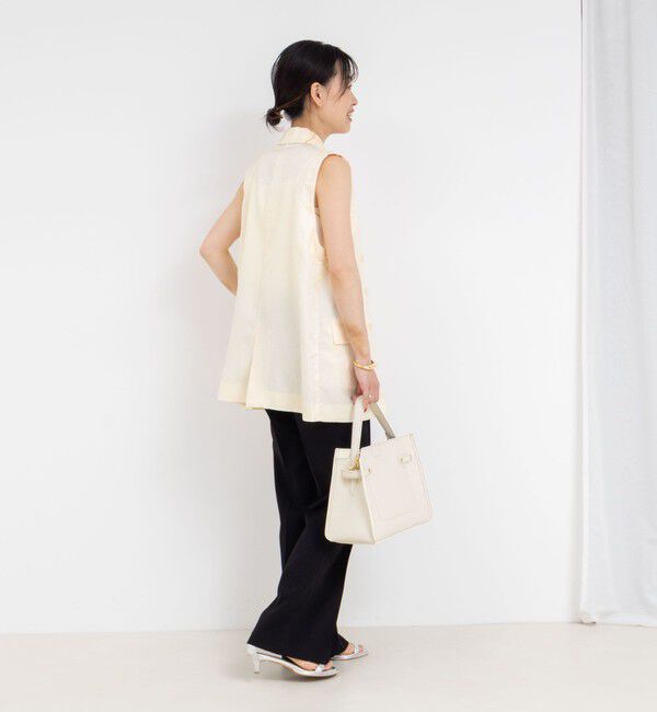 NOLLEY'S「ジャガードロングボリュームベスト」|ベスト・ジレ|