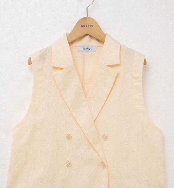 NOLLEY'S「ジャガードロングボリュームベスト」|ベスト・ジレ|