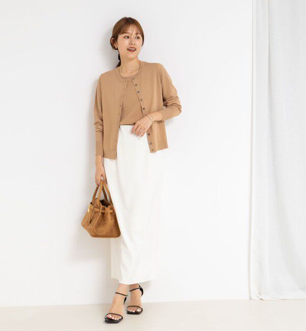 NOLLEY'S sophi「《アンサンブル対応/手洗い可能》マルチファンクション総針ノースリーブプルオーバーニット」|ニット・セーター|