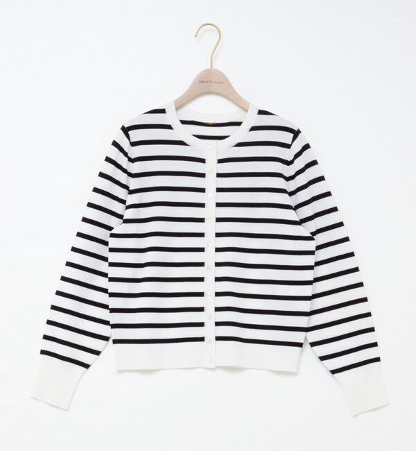 NOLLEY'S sophi「《アンサンブル対応/手洗い可能》マルチファンクションクルーネックカーディガン」|カーディガン|