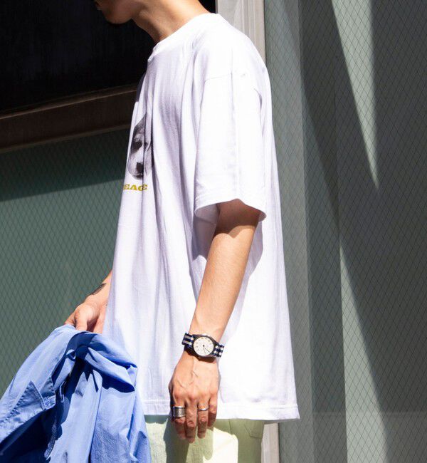 GLOSTER「【新柄追加】【GLOSTER/グロスター】DOG&CAT 犬猫プリントTシャツ」|Tシャツ・カットソー|