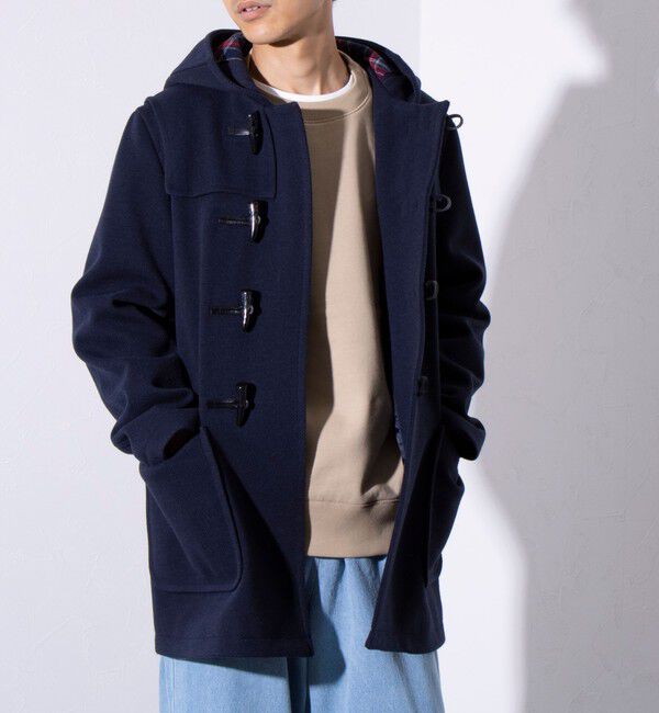 GLOSTER「【GLOSTER/グロスター】メルトン ダッフルコート/ハーフコート」|ダッフルコート|
