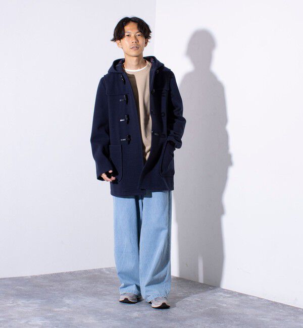 GLOSTER「【GLOSTER/グロスター】メルトン ダッフルコート/ハーフコート」|ダッフルコート|