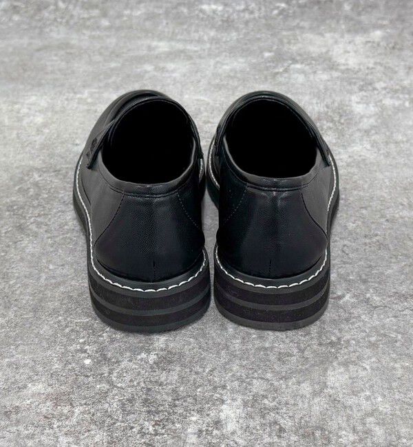 fredy emue「配色ステッチコインローファー」|その他|