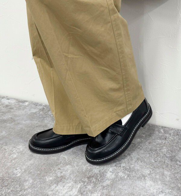 fredy emue「配色ステッチコインローファー」|その他|