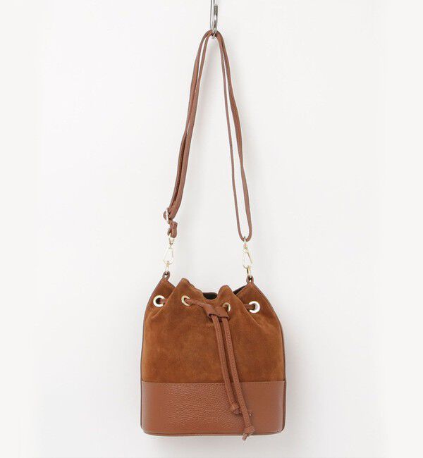 fredy emue「【AULENTTI/オーレンティ】スエード巾着ショルダーバッグ」|ショルダー・メッセンジャー|