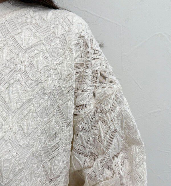 fredy emue「ストレッチレースプルオーバー」|Tシャツ・カットソー|