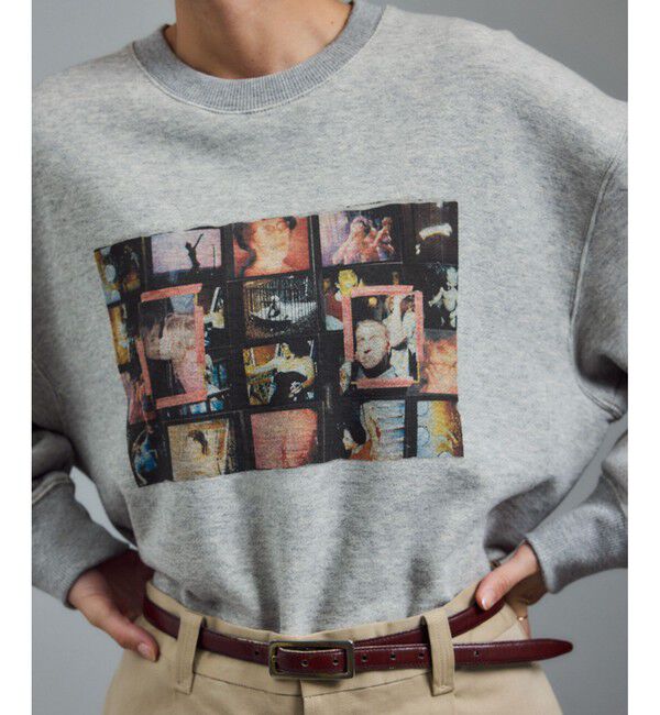 SALON adam et rope'「【Jim Goldberg for SALON】フォトプリントスウェット」|スウェット・ジャージ|