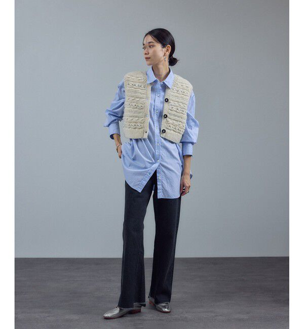 SALON adam et rope'「コットンオックスウォッシュドシャツ」|シャツ・ブラウス|