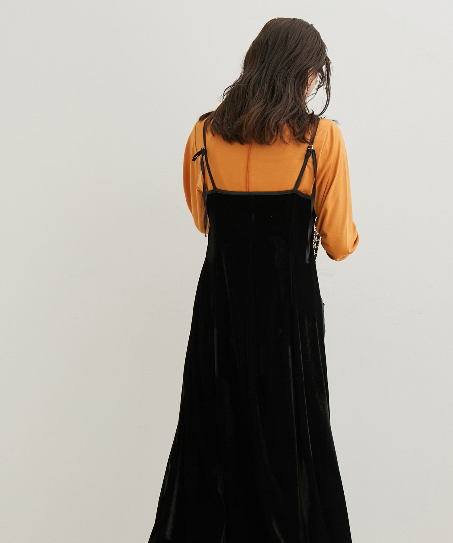 VIS「【洗える・吸湿発熱】前後2WAYハイネックメローインナー」|Tシャツ・カットソー|