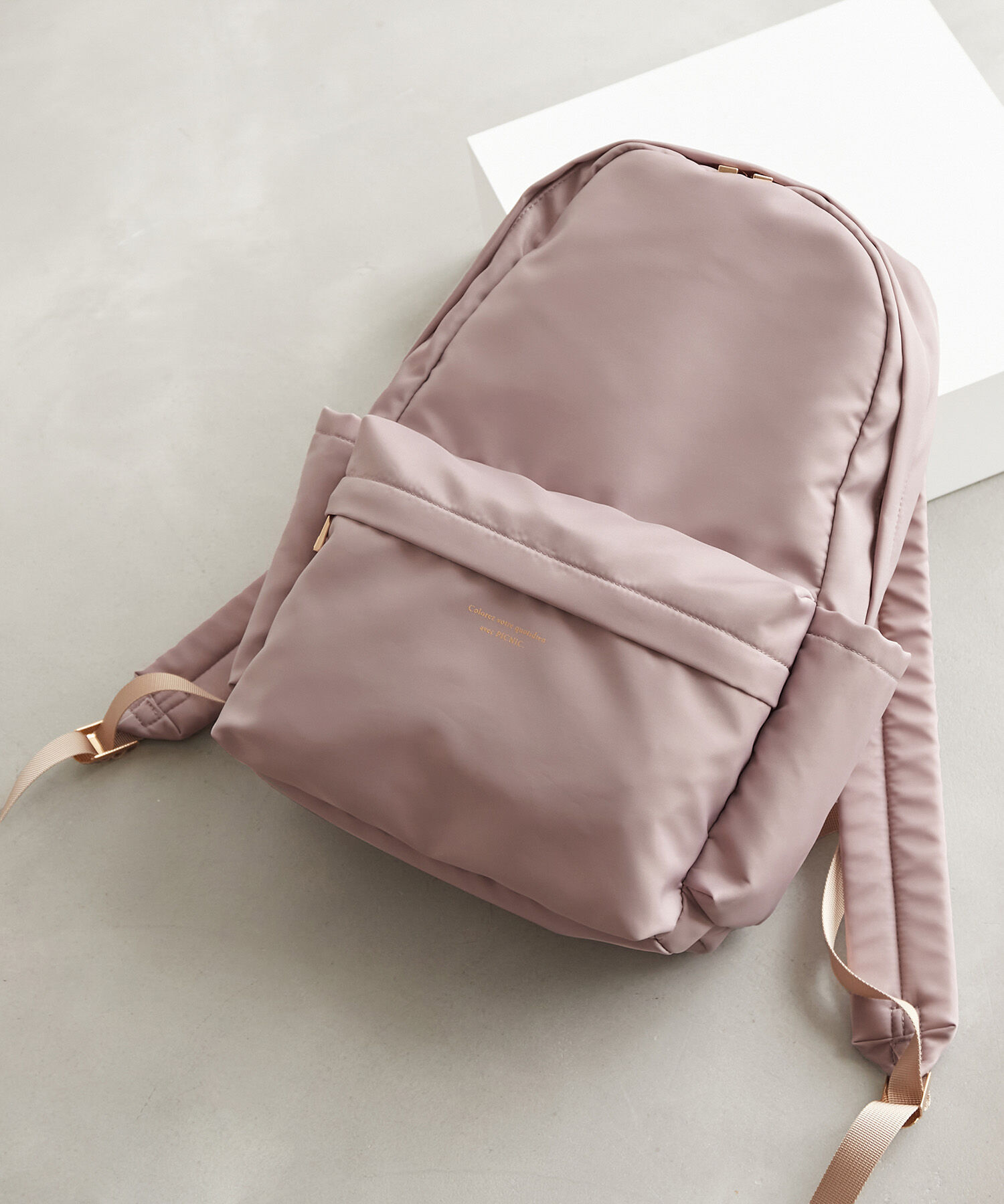 ROPE PICNIC PASSAGE「撥水加工/リサイクルポリエステルツイルリュック」|リュック|パープル系(54)