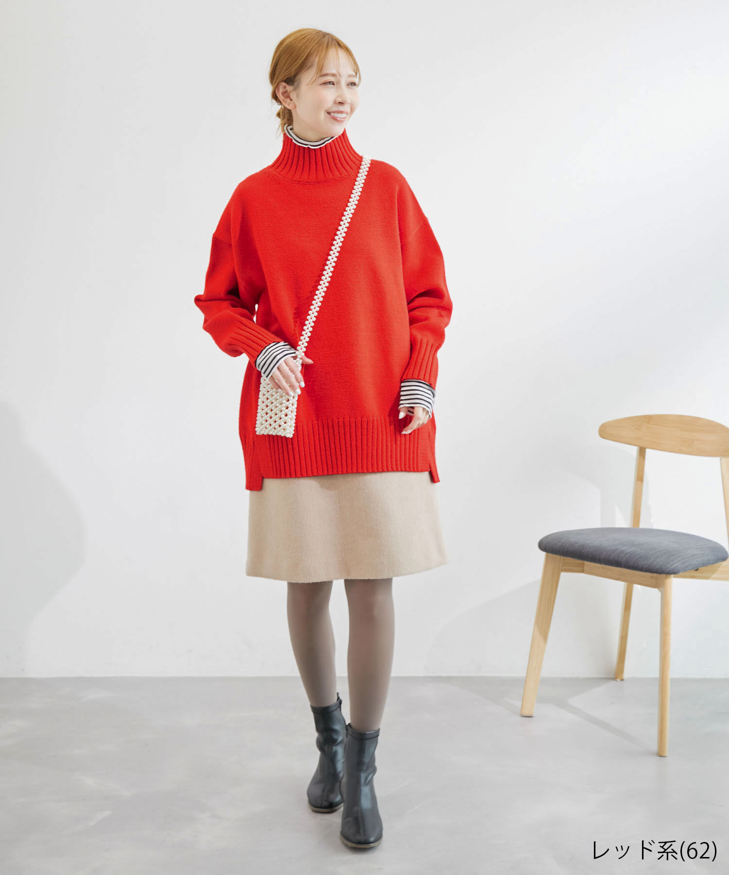 Rope&rsquo;Picnic「【シリーズ累計23万枚突破】サイドスリットニットプルオーバー/リンクコーデ」|ニット・セーター|