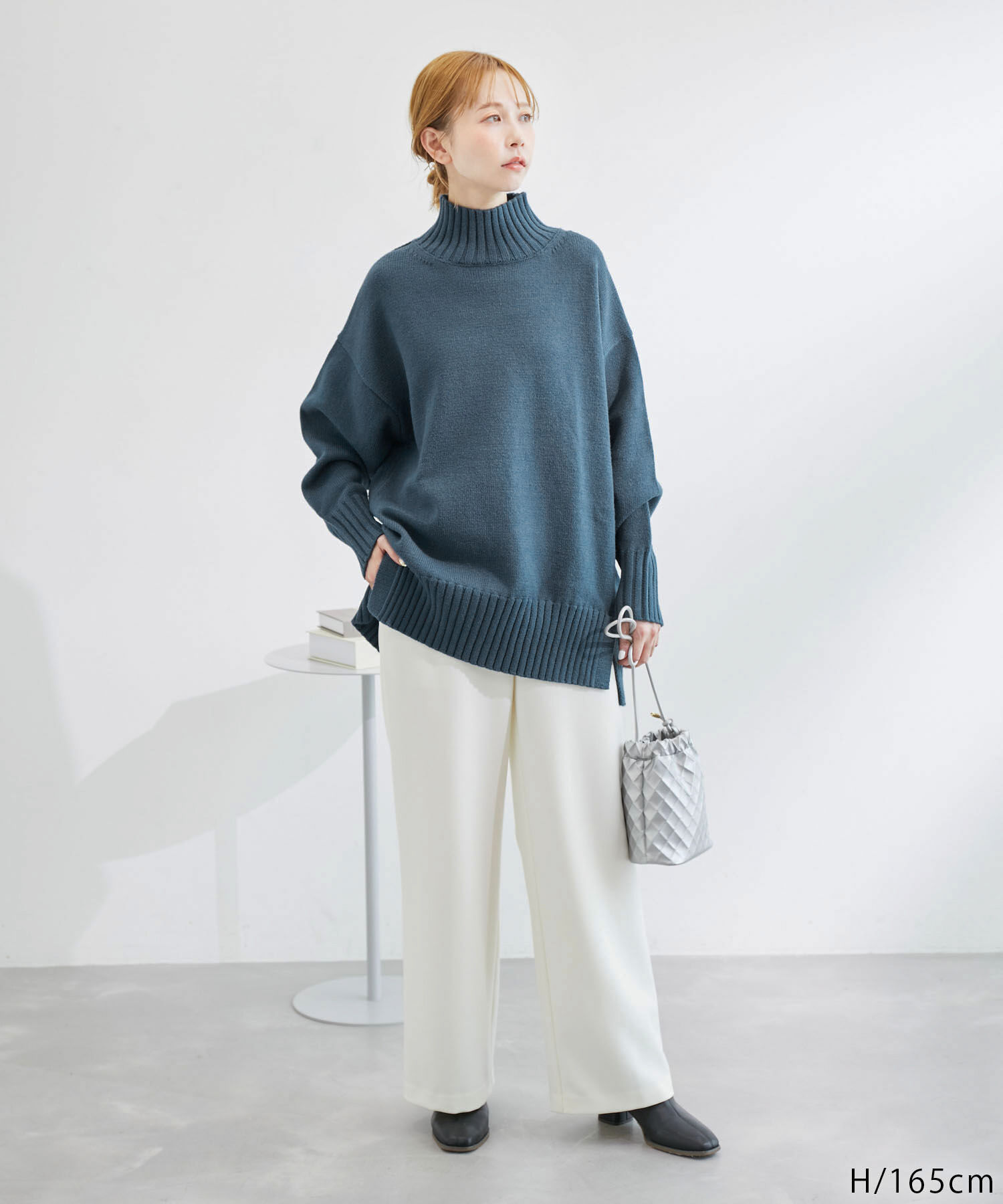 Rope&rsquo;Picnic「【シリーズ累計23万枚突破】サイドスリットニットプルオーバー/リンクコーデ」|ニット・セーター|