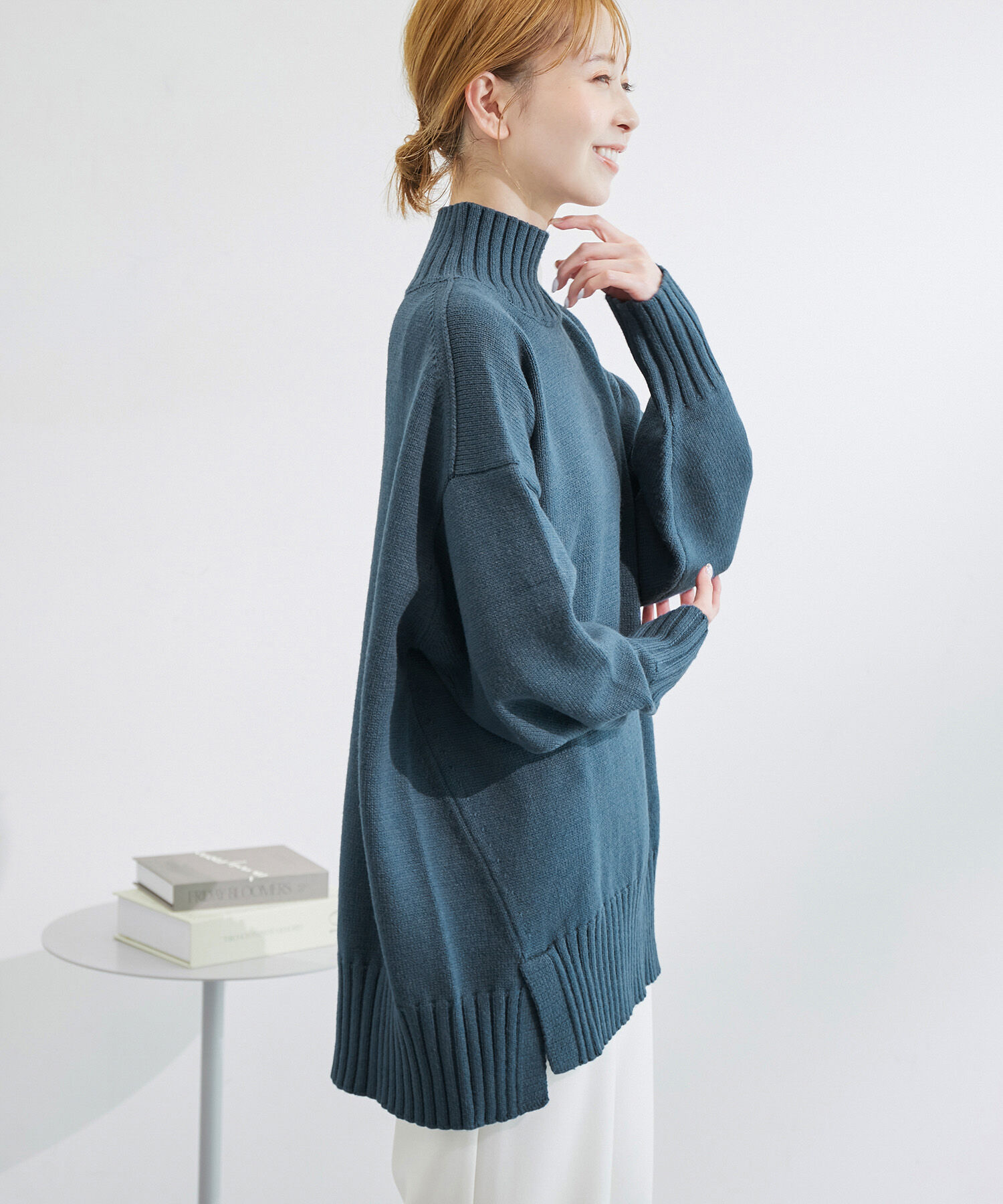 Rope&rsquo;Picnic「【シリーズ累計23万枚突破】サイドスリットニットプルオーバー/リンクコーデ」|ニット・セーター|