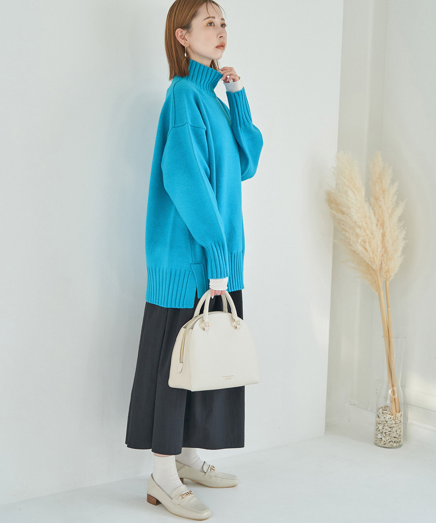 Rope&rsquo;Picnic「【シリーズ累計23万枚突破】サイドスリットニットプルオーバー/リンクコーデ」|ニット・セーター|