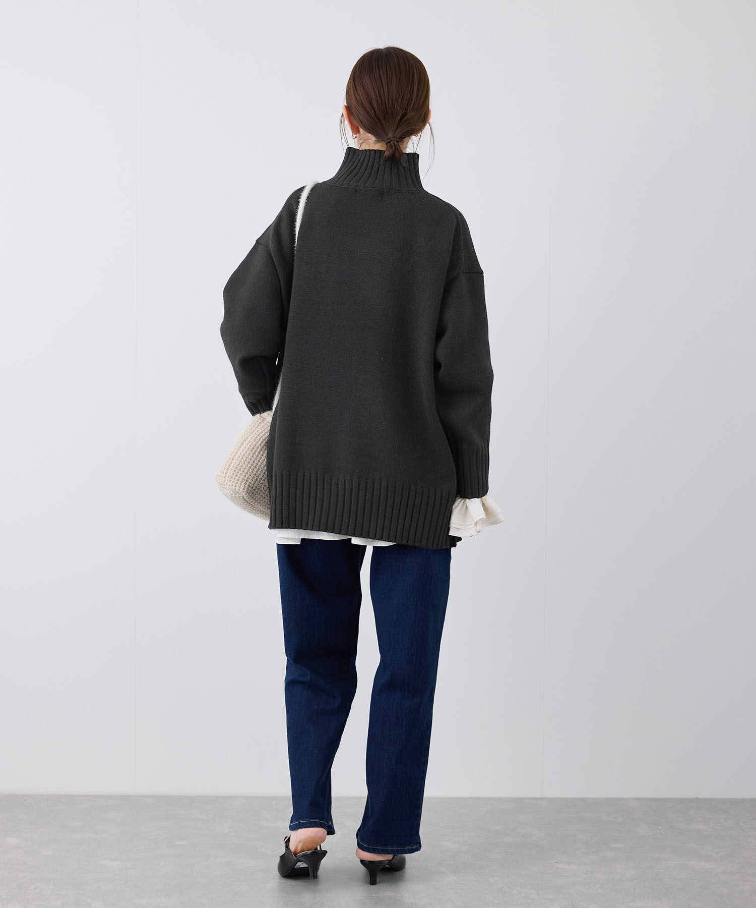 Rope&rsquo;Picnic「【シリーズ累計23万枚突破】サイドスリットニットプルオーバー/リンクコーデ」|ニット・セーター|