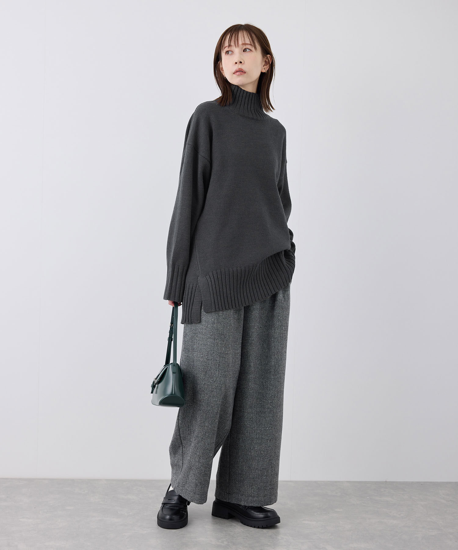 Rope&rsquo;Picnic「【シリーズ累計23万枚突破】サイドスリットニットプルオーバー/リンクコーデ」|ニット・セーター|