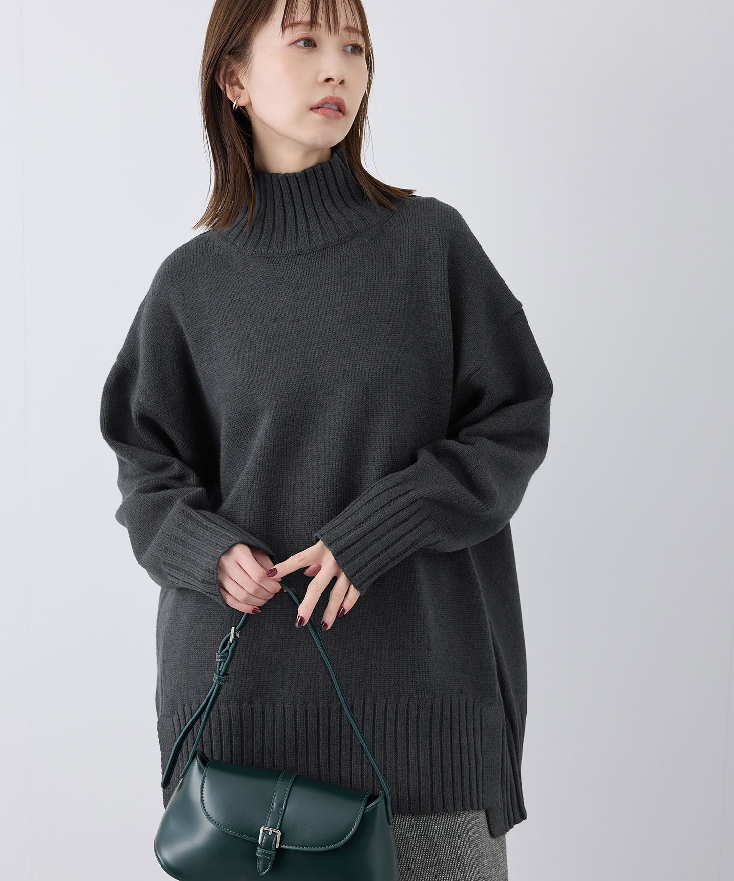 Rope&rsquo;Picnic「【シリーズ累計23万枚突破】サイドスリットニットプルオーバー/リンクコーデ」|ニット・セーター|