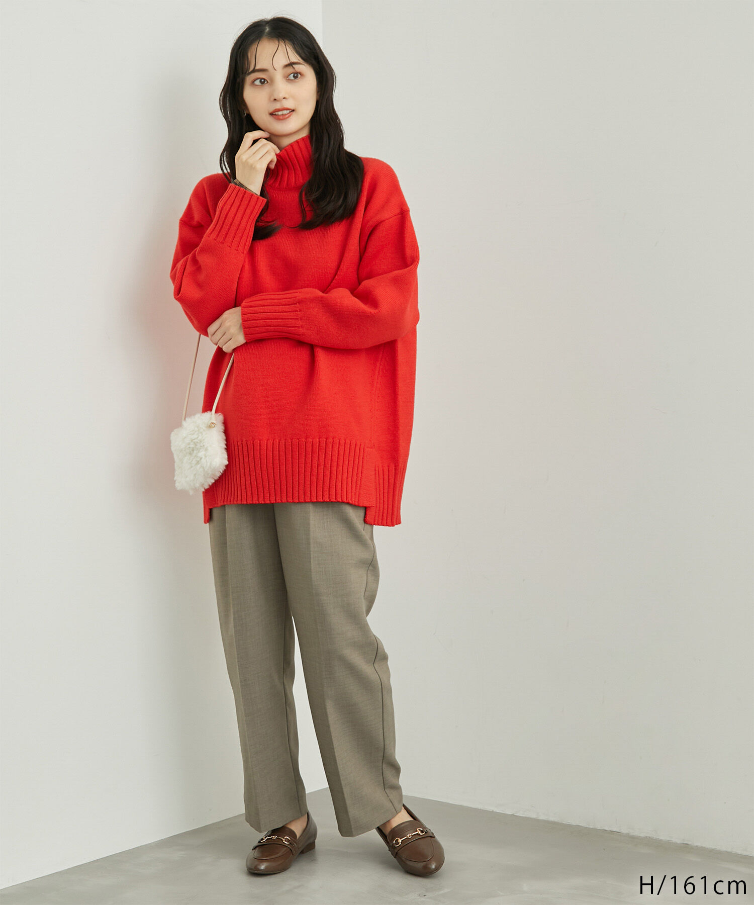 Rope&rsquo;Picnic「【シリーズ累計23万枚突破】サイドスリットニットプルオーバー/リンクコーデ」|ニット・セーター|