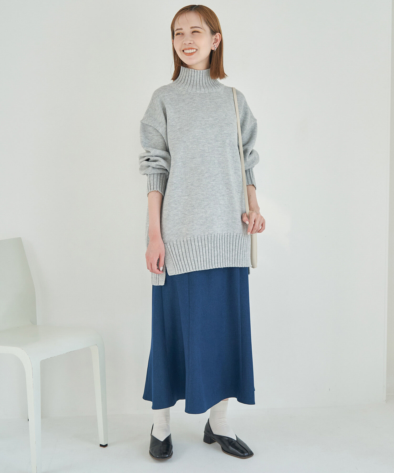 Rope&rsquo;Picnic「【シリーズ累計23万枚突破】サイドスリットニットプルオーバー/リンクコーデ」|ニット・セーター|