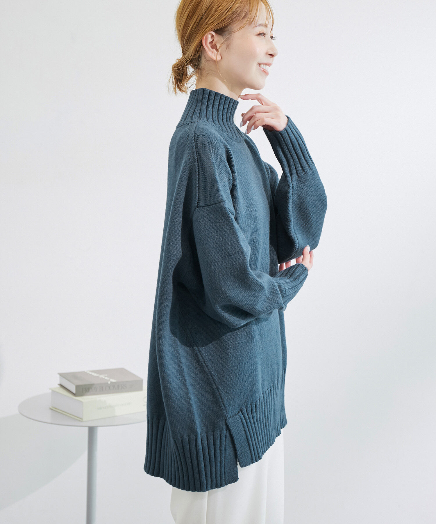 Rope&rsquo;Picnic「【シリーズ累計23万枚突破】サイドスリットニットプルオーバー/リンクコーデ」|ニット・セーター|