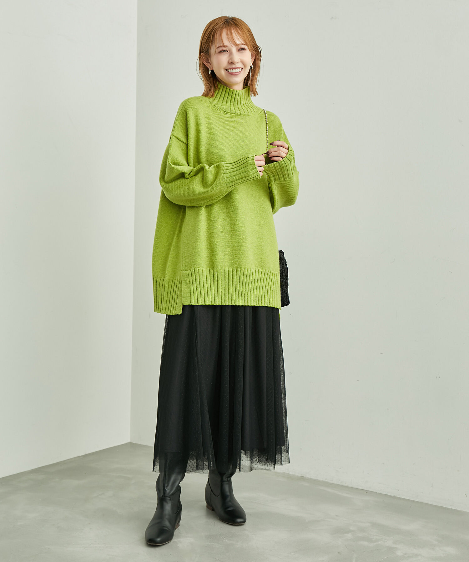 Rope&rsquo;Picnic「【シリーズ累計23万枚突破】サイドスリットニットプルオーバー/リンクコーデ」|ニット・セーター|