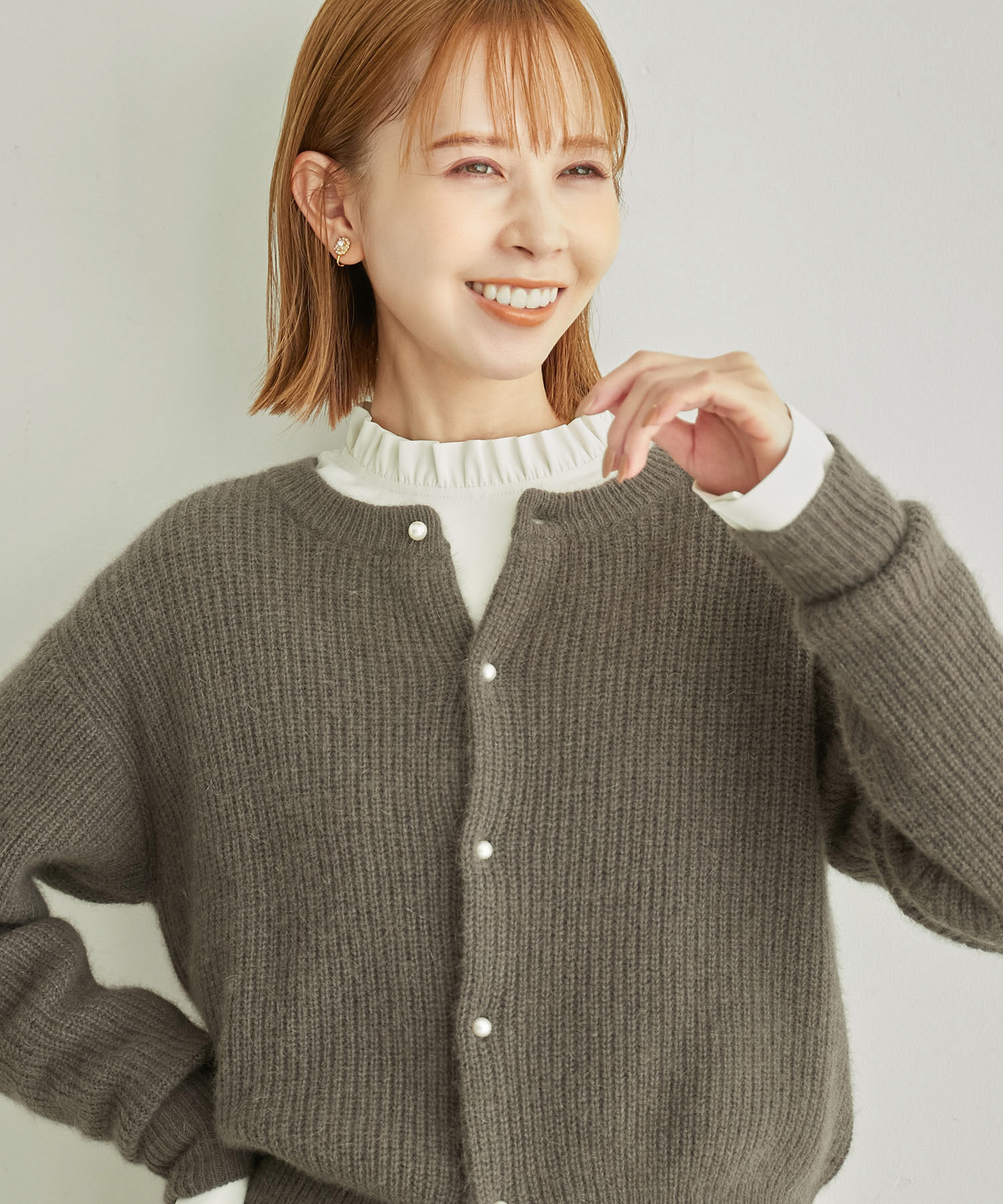 Rope&rsquo;Picnic「フリルカラーチュニックブラウス」|シャツ・ブラウス|