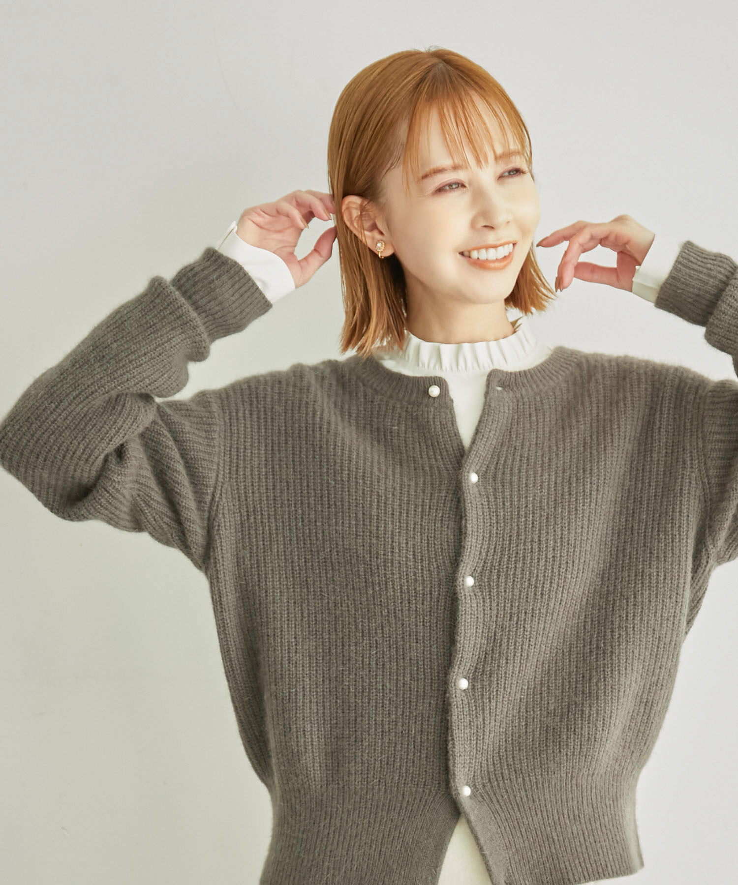 Rope&rsquo;Picnic「フリルカラーチュニックブラウス」|シャツ・ブラウス|