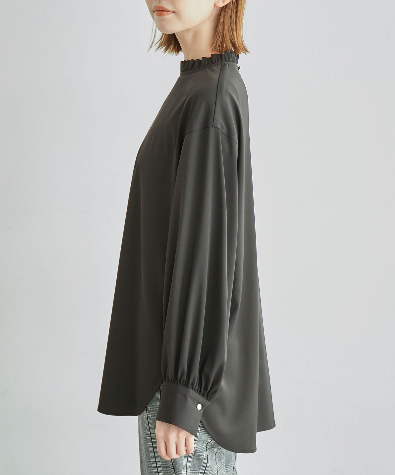 Rope&rsquo;Picnic「フリルカラーチュニックブラウス」|シャツ・ブラウス|