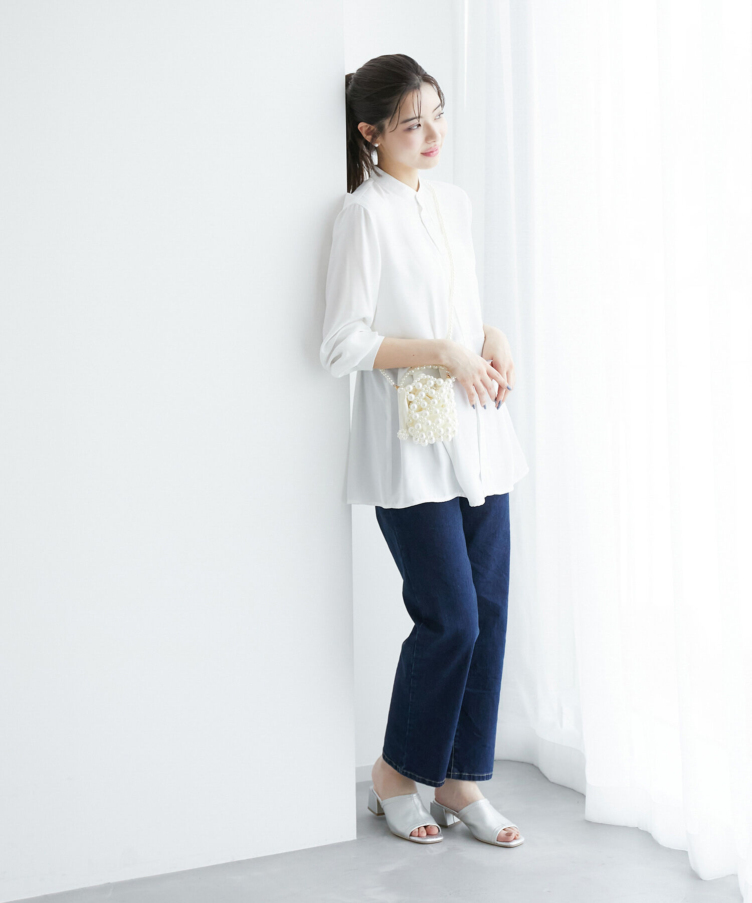 Rope&rsquo;Picnic「ウエストタックチュニックシャツ」|シャツ・ブラウス|