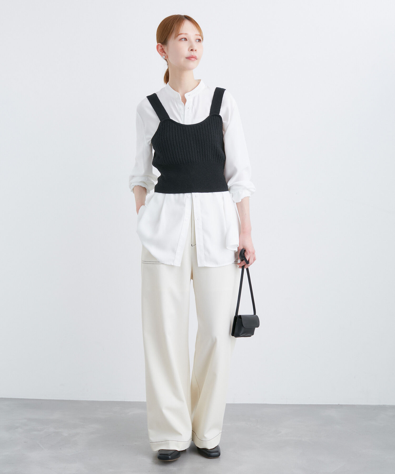 Rope&rsquo;Picnic「ウエストタックチュニックシャツ」|シャツ・ブラウス|