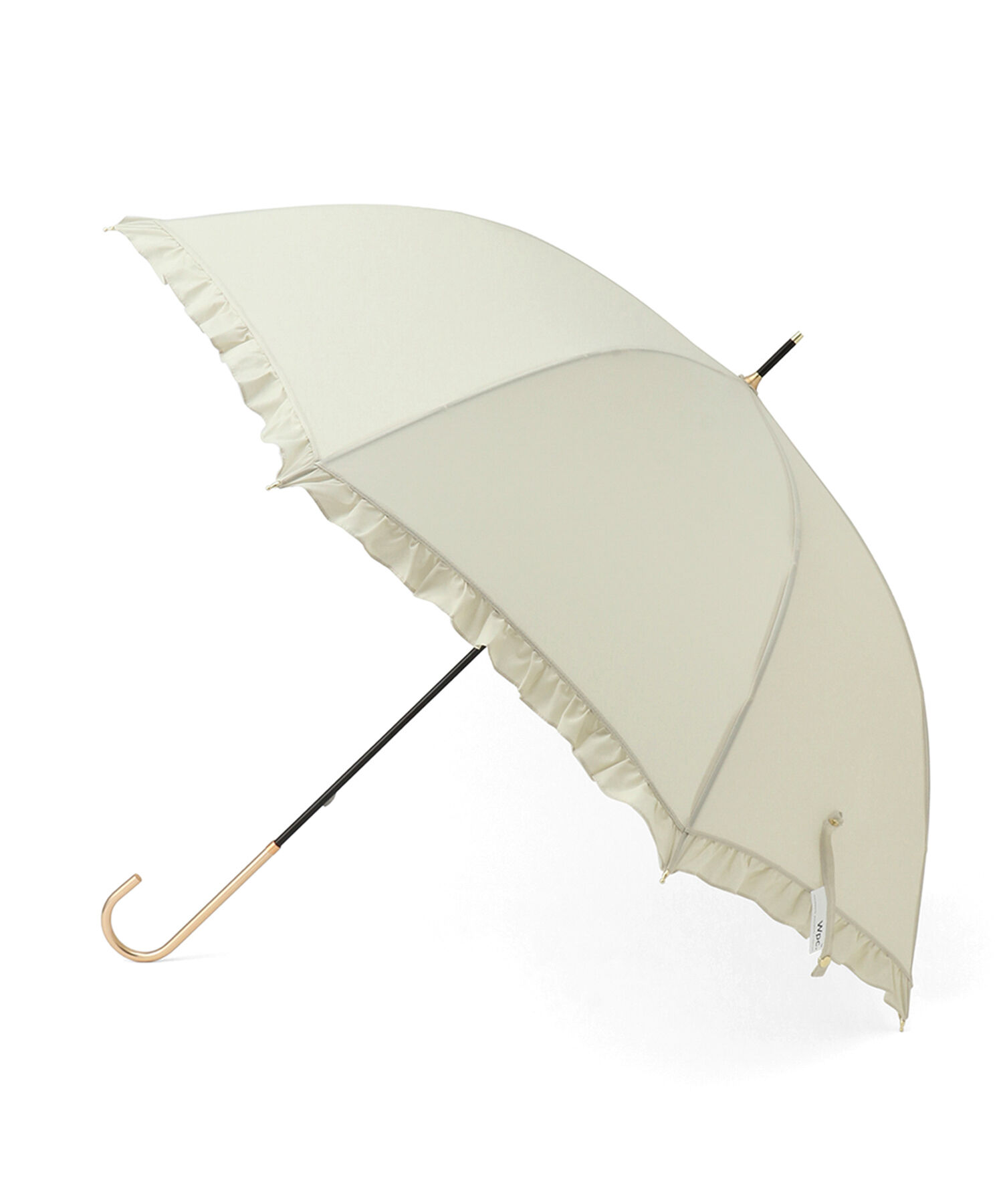 ROPE PICNIC PASSAGE「【Wpc.】晴雨兼用/フェミニンフリルアンブレラ」|傘|ベージュ(27)