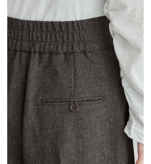 Rope&rsquo;Picnic「ウールライクサージワイドパンツ/セットアップ対応・リンクコーデ」|チノ|