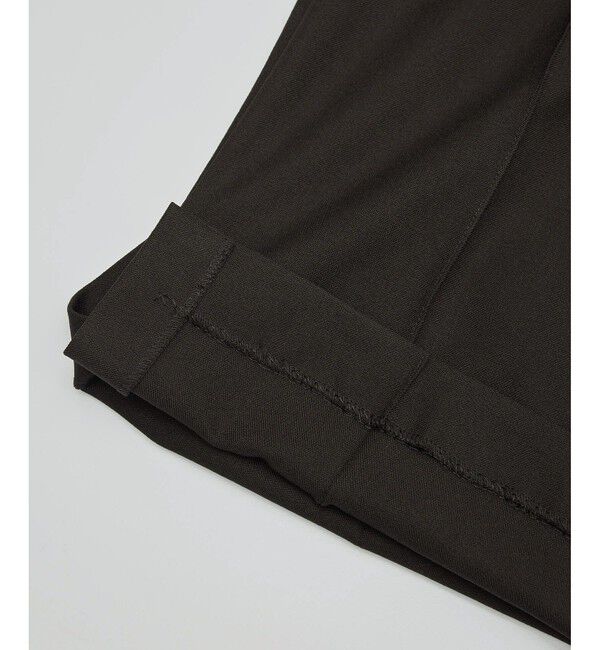 Rope&rsquo;Picnic「ウールライクサージワイドパンツ/セットアップ対応・リンクコーデ」|チノ|