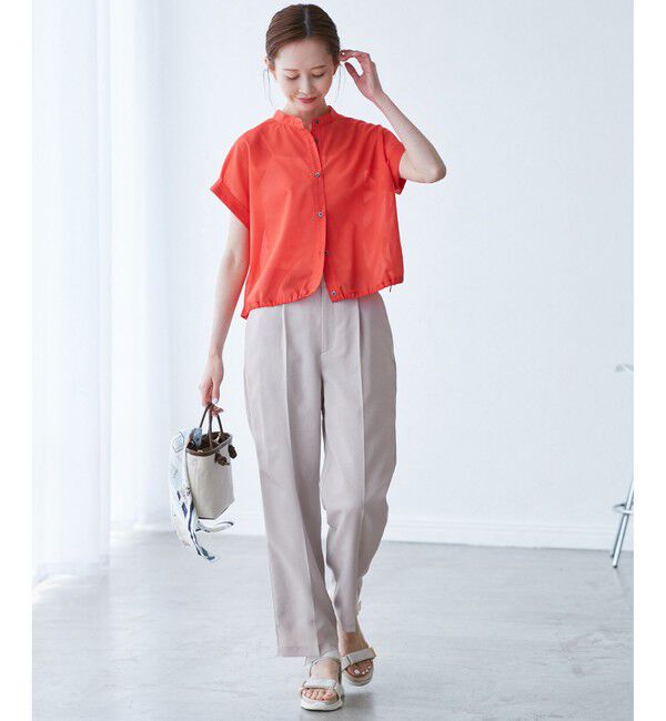 Rope&rsquo;Picnic「【吸水速乾・防シワ】エフォートレスリラックススティックパンツ/通勤・セットアップ対応」|チノ|