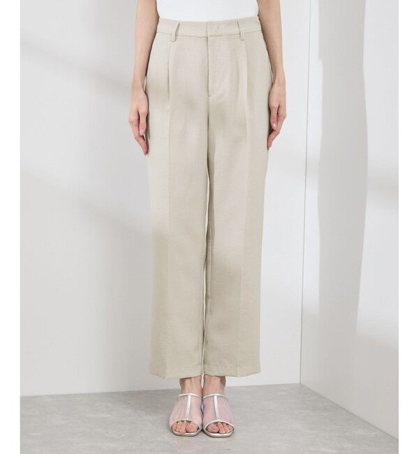 Rope&rsquo;Picnic「【吸水速乾・防シワ】エフォートレスリラックススティックパンツ/通勤・セットアップ対応」|チノ|