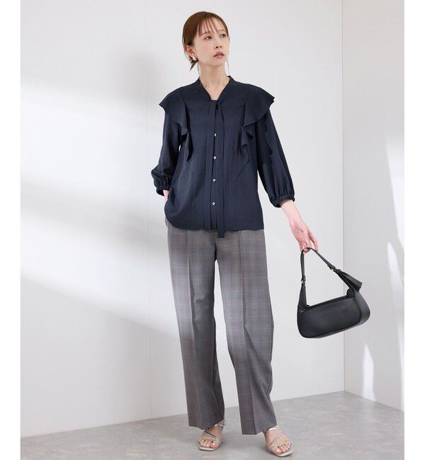 Rope&rsquo;Picnic「ラッフルリボンデザインシャツ」|シャツ・ブラウス|