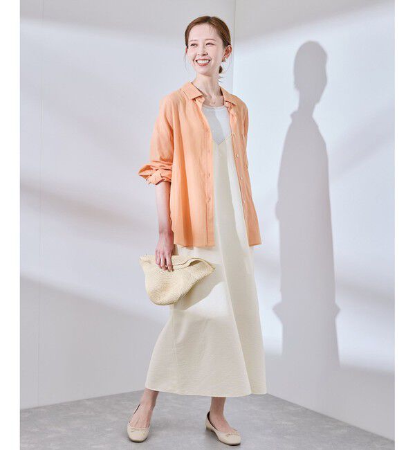 Rope&rsquo;Picnic「【UVケア・遮熱】Comfort Seriesコンフォートシリーズ/Vネックキャミワンピース」|ワンピース|