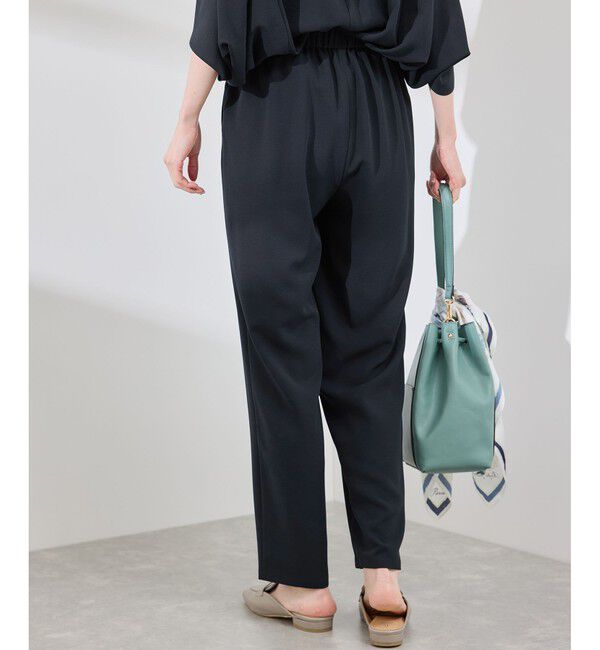 Rope&rsquo;Picnic「【イージーケア】ジョーゼットスラックスパンツ/セットアップ対応」|チノ|