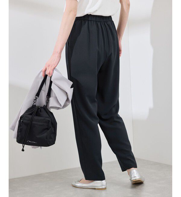 Rope&rsquo;Picnic「【イージーケア】ジョーゼットスラックスパンツ/セットアップ対応」|チノ|