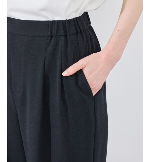 Rope&rsquo;Picnic「【イージーケア】ジョーゼットスラックスパンツ/セットアップ対応」|チノ|